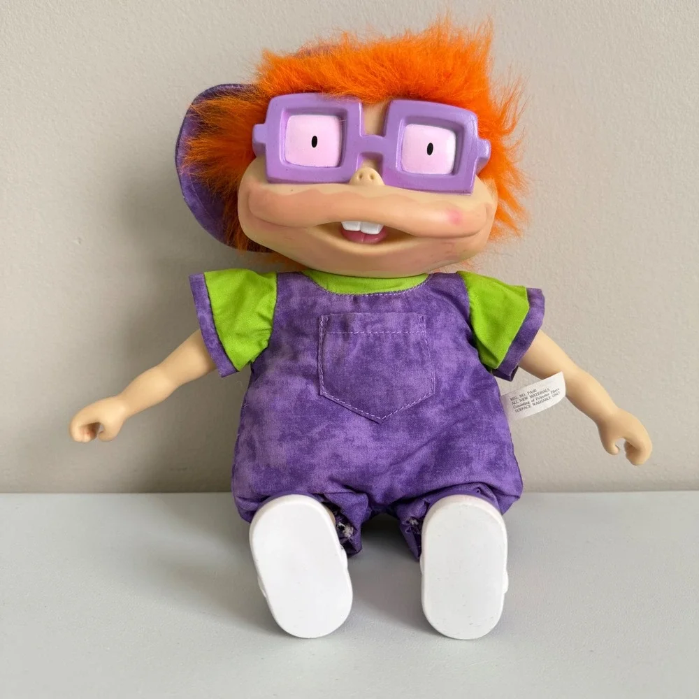 Vintage 1997 Mattel Rugrats Chuckie Finster Plush Doll 11
